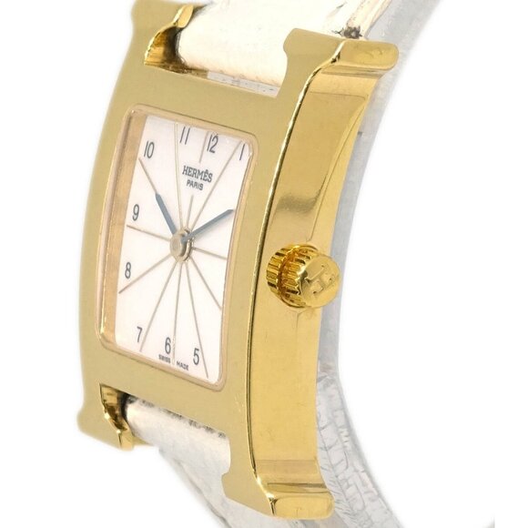 Hermes H Watch HH1.201 Quartz Epsom Watch □I White 176610 - Picture 4 of 7